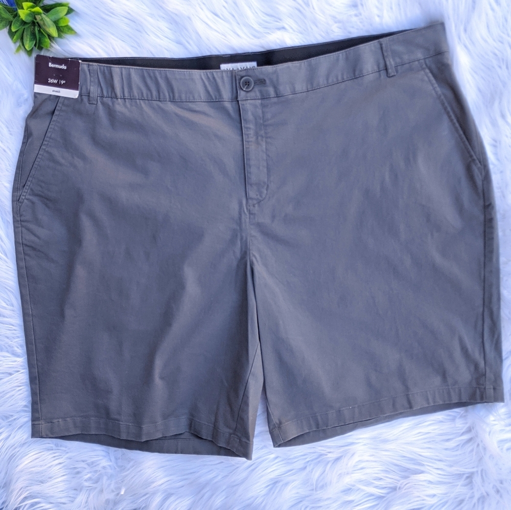 Ava and Viv gray Bermuda shorts